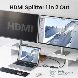 【ใหม่】UGREEN สวิตช์แยก HDMI 2 พอร์ต 4K 60Hz สําหรับสวิตช์ Xbox PS4 มอนิเตอร์ กล่องทีวี พร้อมสาย HDMI 1 เมตร