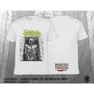 เสื้อยืด ลาย Rancid Stench Of Decomposing Mess สีขาว