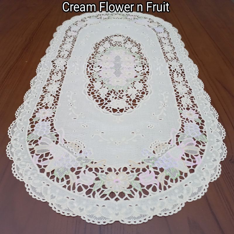 ผ้าปูโต๊ะแขกพลาสติกรูปไข่สีขาวครีมโทรมชิคน่ารักมีเอกลักษณ์ ราคา ถูกที่สุด ดีลบีเคเค แกลเลอรีภาพที่ 5