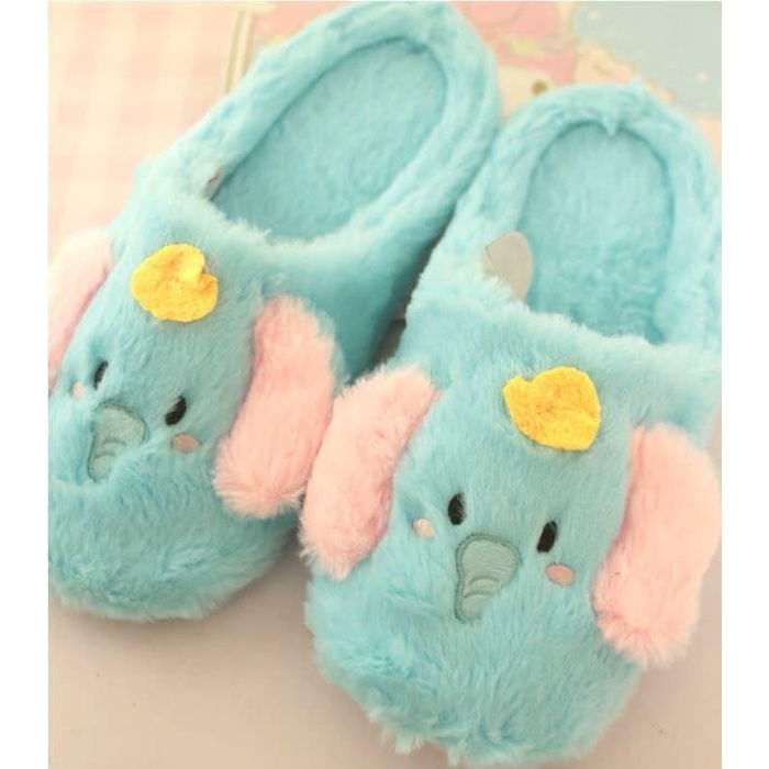 รองเท้าแตะดิสนีย์ TSUM TSUM DUMBO ELEPHANT BLUE SLIPPER 90817