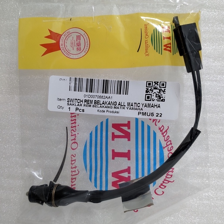 RAJAWALI MOTOR - สวิตช์เบรกหลังสําหรับรถจักรยานยนต์อัตโนมัติ Yamaha WIN ทุกรุ่น | Mio sporty smile /