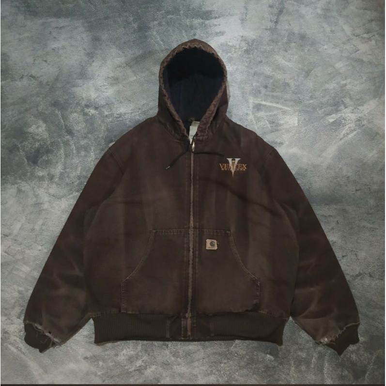 Carhartt J130 DKB Sandstone Canvas Active Jacket