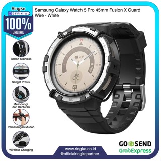 Ringke Galaxy Watch 5 Pro 45 มม. Fusion X Guard ลวดสีขาว ป้องกันการแตกร้าว