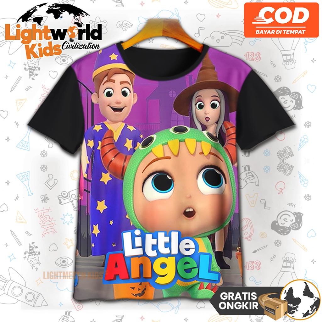 เสื้อยืด 3D สําหรับเด็ก รุ่น Baby John Halloween เสื้อยืดพิมพ์ 3D Baby John Halloween เสื้อยืด Cocom