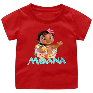 เสื้อยืด ลาย MOANA น่ารัก สําหรับเด็ก อายุ 1-12 ปี