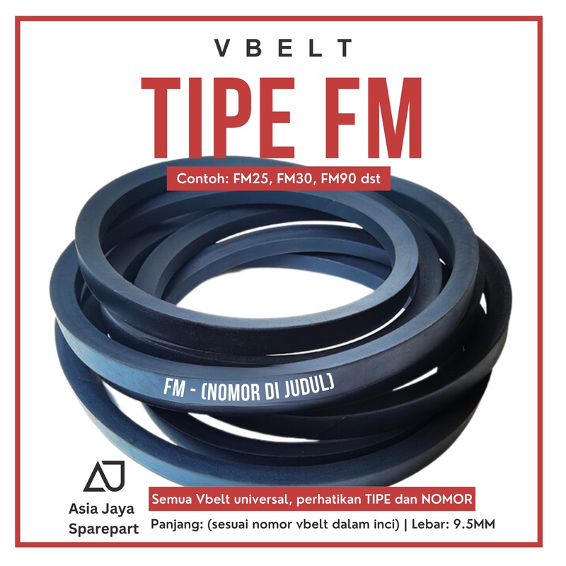 MESIN FM69 2690 TYPE FM Fan Belt เครื่องซักผ้าพัดลมรถยนต์เข็มขัด Vbelt Auto Rubber