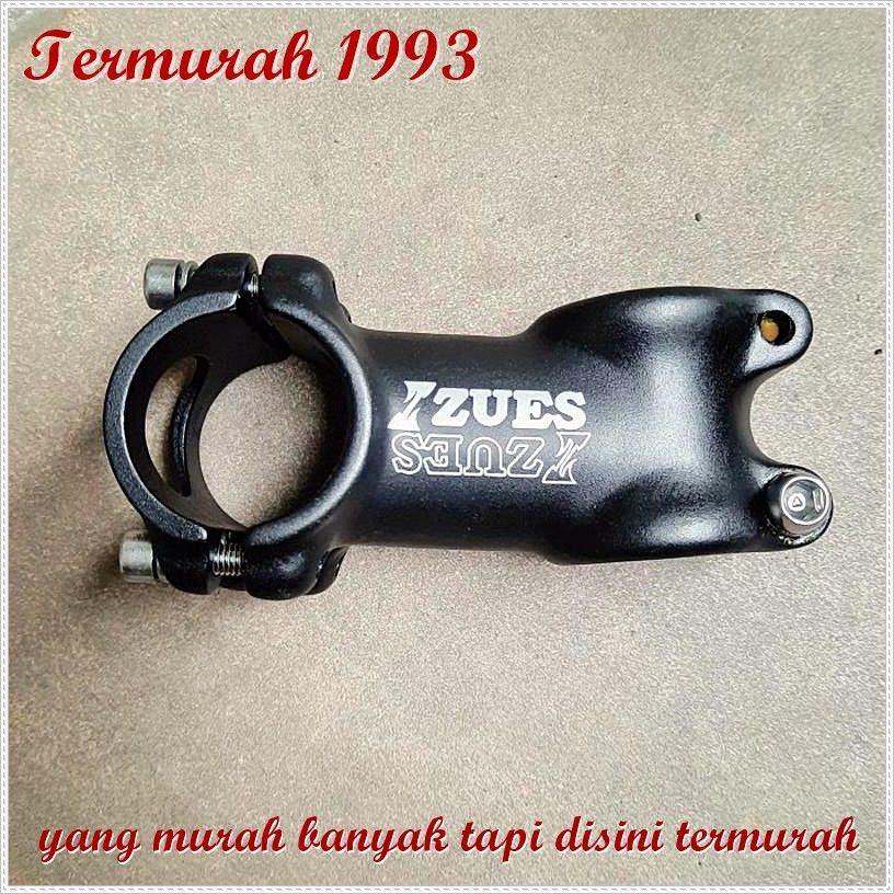 Hitam Stem MTB ZUES 6.5 ซม. 31.8 อะไหล่จักรยานสีดํา
