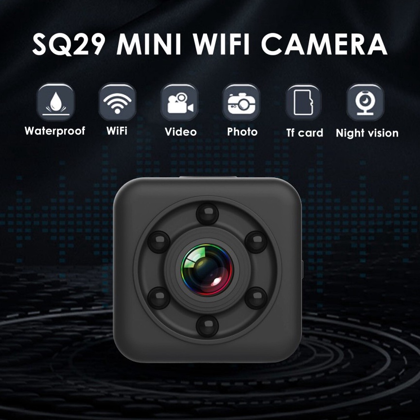 ลดราคา Spy Cam กล้องแอคชั่น ขนาดเล็ก SQ29 Wifi Adventure - Sys58