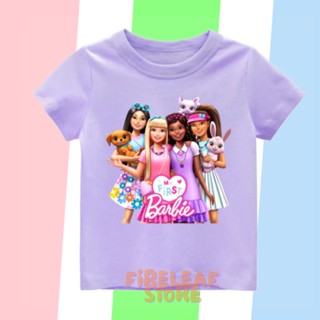 ใหม่ล่าสุด BARBIE เสื้อยืดพรีเมี่ยม พิมพ์ลายชื่อ FREE Of Child Names สําหรับเด็ก 2023