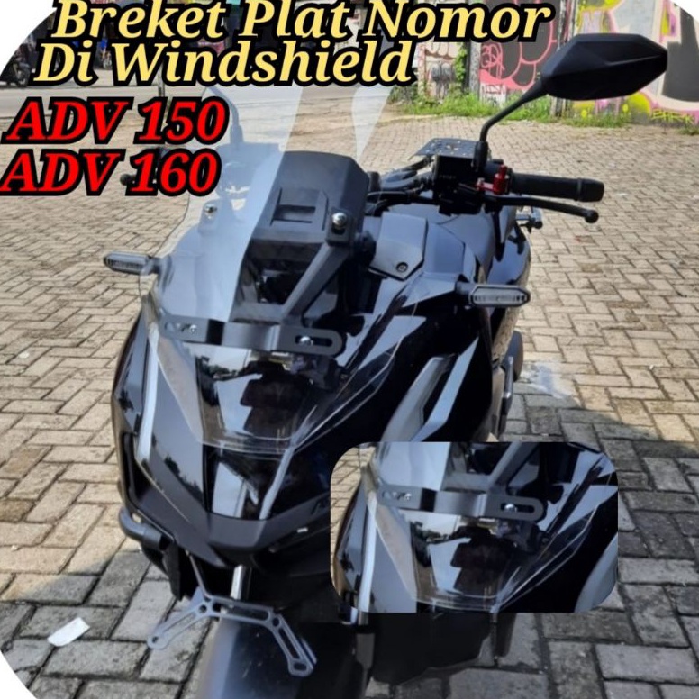 . Honda ADV 150 ADV 160 หมายเลขแผ่นยึดบนกระจกหน้ารถ ADV Tail Tidy ADV 160 ADV 150