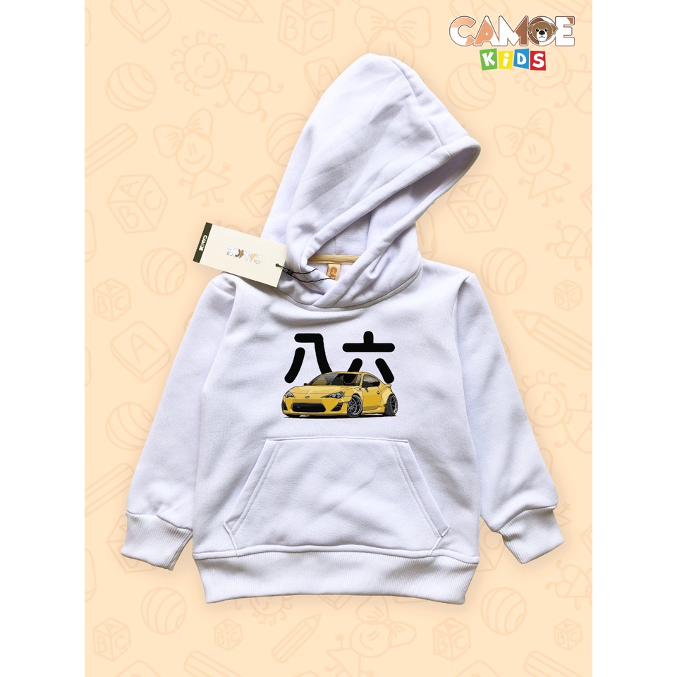 KIDS CAMOE Racing ยานยนต์ Hoodie GR 86