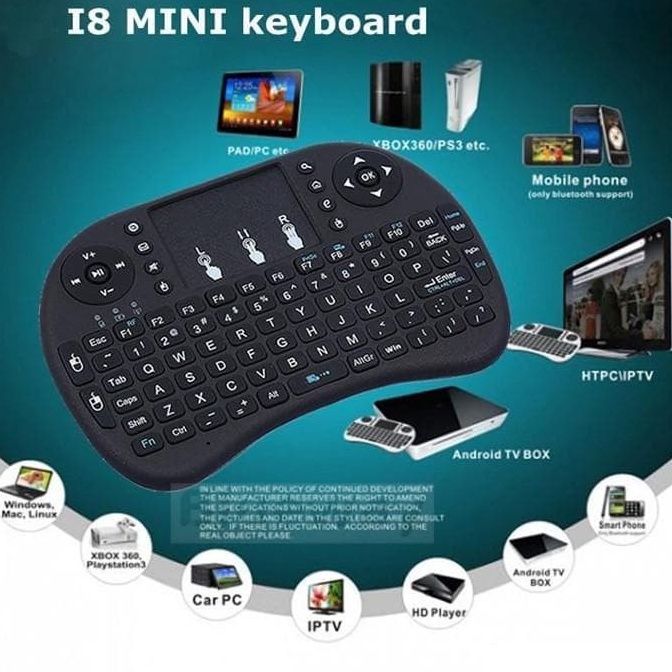 ขายดี.. Mini Keyboard i8 2.4G Handheld Keyboard ไร้สาย - Air Mouse Touchpad 44