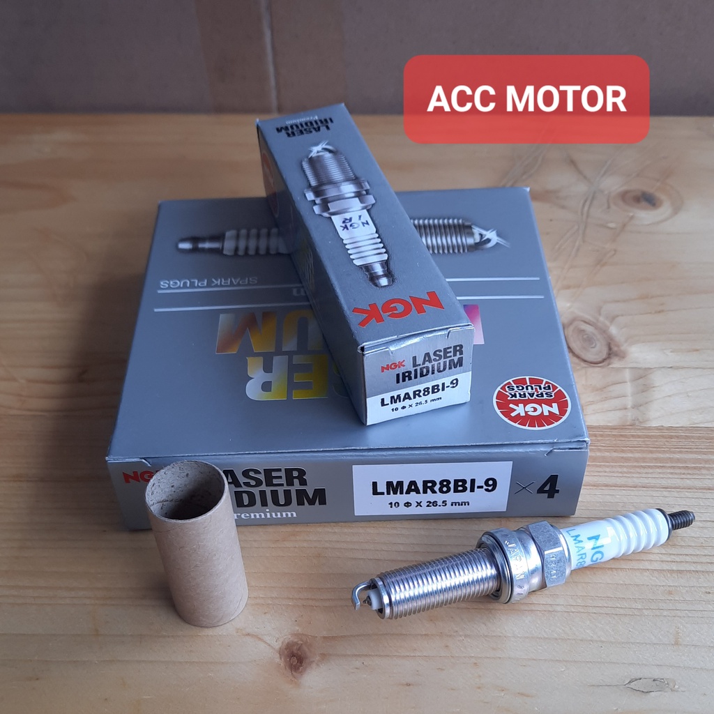 หัวเทียนรถจักรยานยนต์ Yamaha XMAX 250 NGK Laser Iridium LMAR8BI-9 ดั้งเดิม