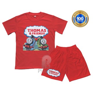 (ฟรีชื่อ) เสื้อยืด ลายการ์ตูน THOMAS AND FRIENDS UNISEX THOMAS AND FRIENDS