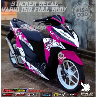 สติกเกอร์รูปลอก ลาย Honda Vario 150k สไตล์ญี่ปุ่น