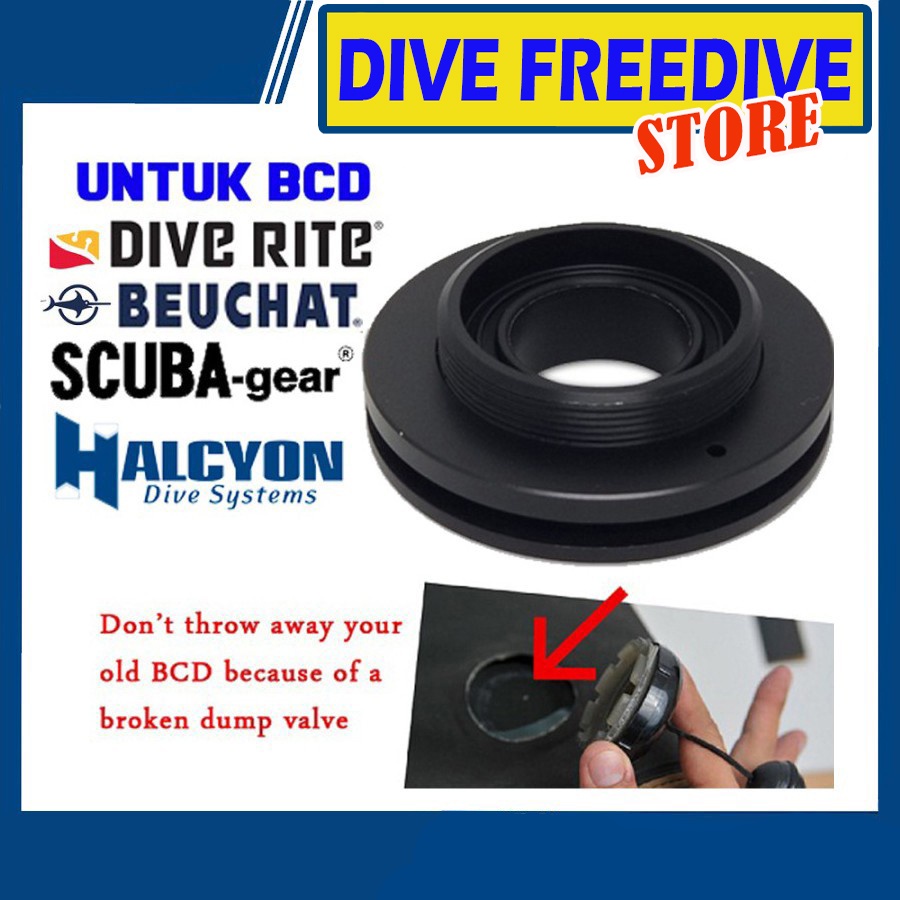อะไหล่ Dump Valve BCD Beuchat Dive Rite Scubagear Halcyon Eclipse Service Kit BC (ฮาร์ด) อะไหล่สําหร