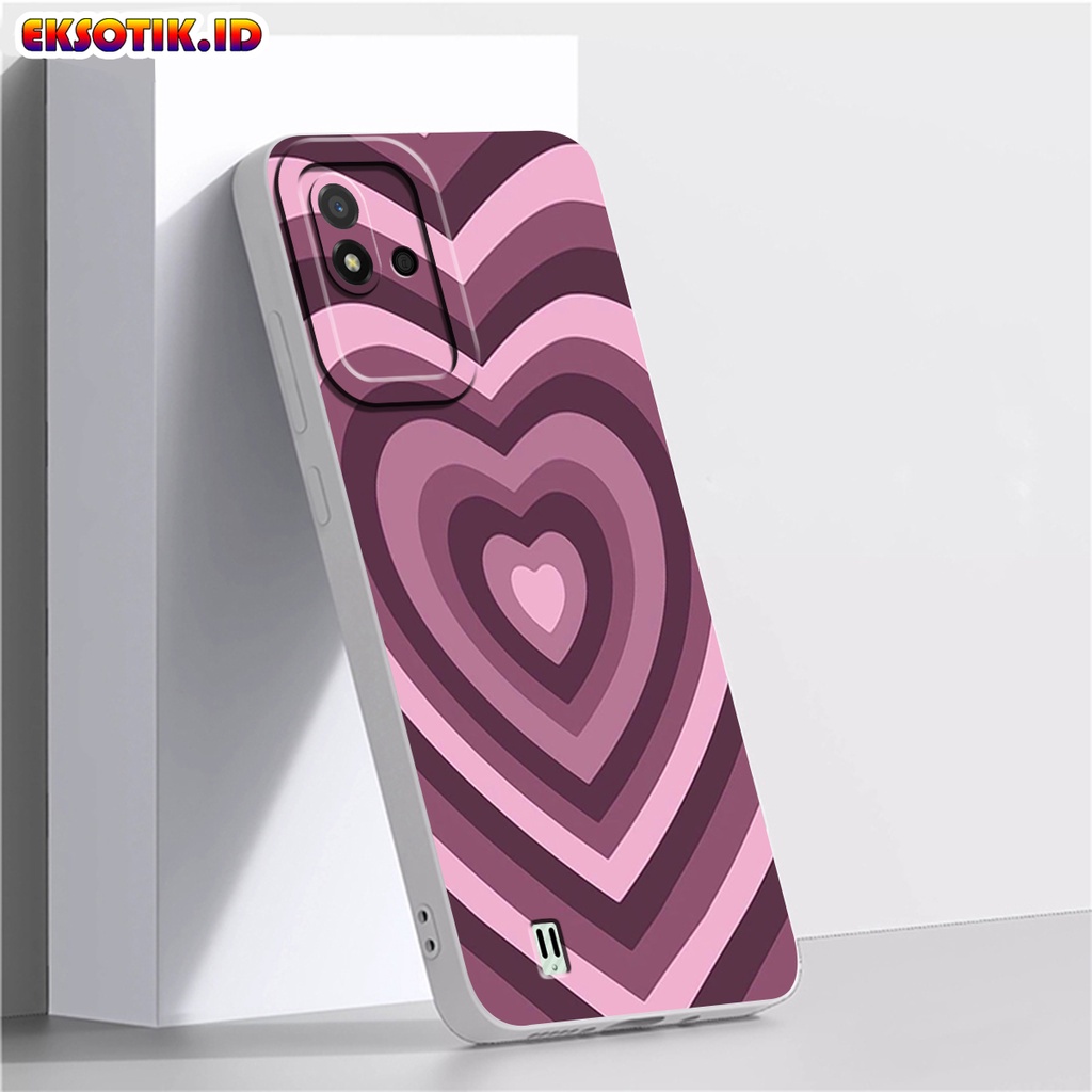 เคส HP REALME NARZO 50i - Eksotik.id - เคส REALME NARZO 50i - เคส LOVE PATTERN - ผิวมือถือ - REALME 