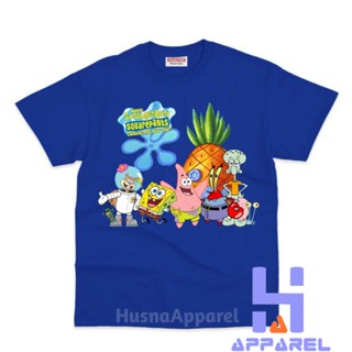 เสื้อยืด พิมพ์ลาย Spongebob SQUAREPANTS สําหรับเด็ก