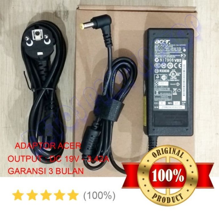 อะแดปเตอร์ชาร์จแล็ปท็อป Acer Aspire V3 471 431 G 19V- 3.42A ของแท้
