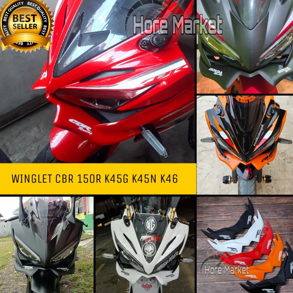 !!! WINGLET CBR 150R K45G K45N K46 WINGLET CBR 150 R 2016 2017 2018 2019 2020 WINGLET CBR150R