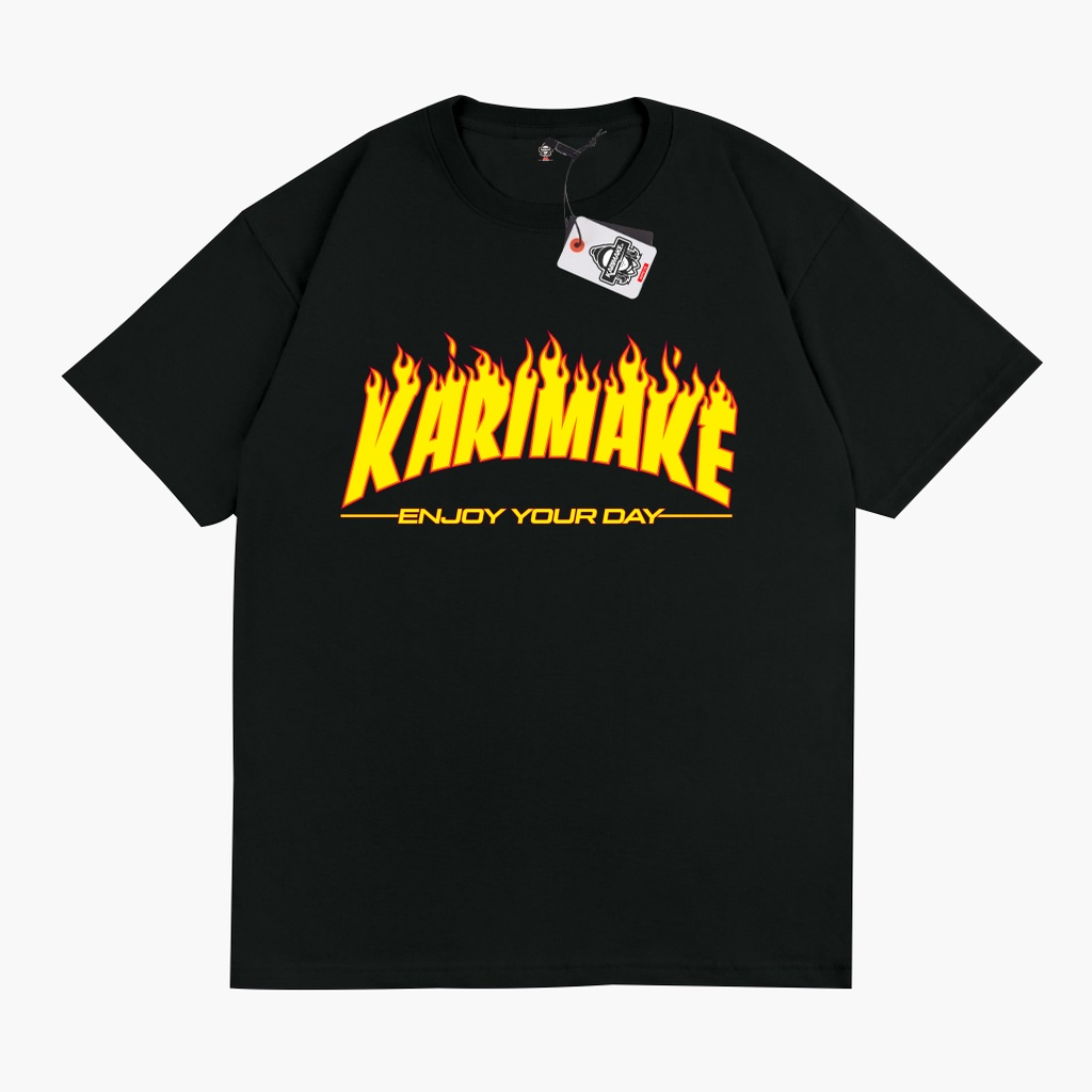 เสื้อยืด KRMK Unisex Distro พร้อม INFLAME ENJOY YOUR DAY Image