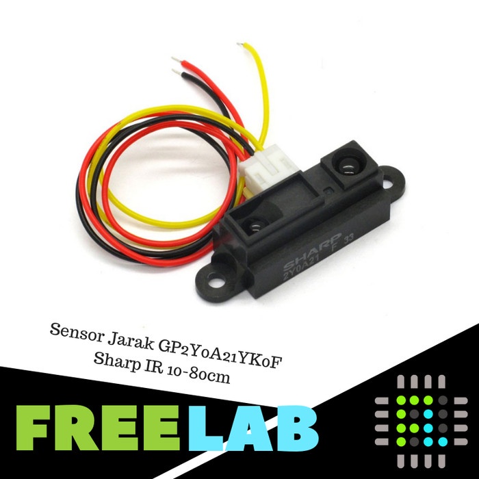 Sharp Ir 10-80Cm Gp2Y0A21Yk0F เซ็นเซอร์วัดระยะทาง Gp2Y0A21