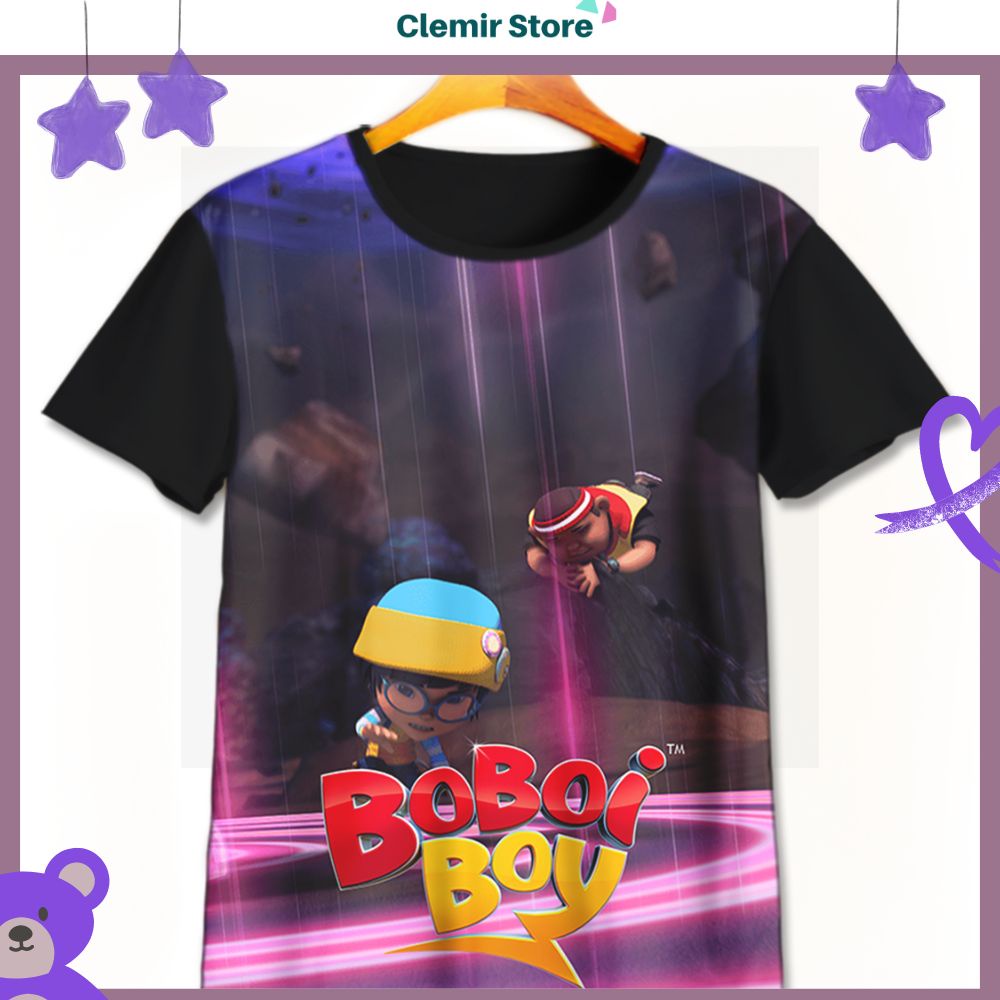 Yaya Bobiboy Cartoon Series V2 เสื้อยืดเด็กสําหรับเด็กอายุ 1-12 ปี | Yaya Boboiboy Cartoon Series V2