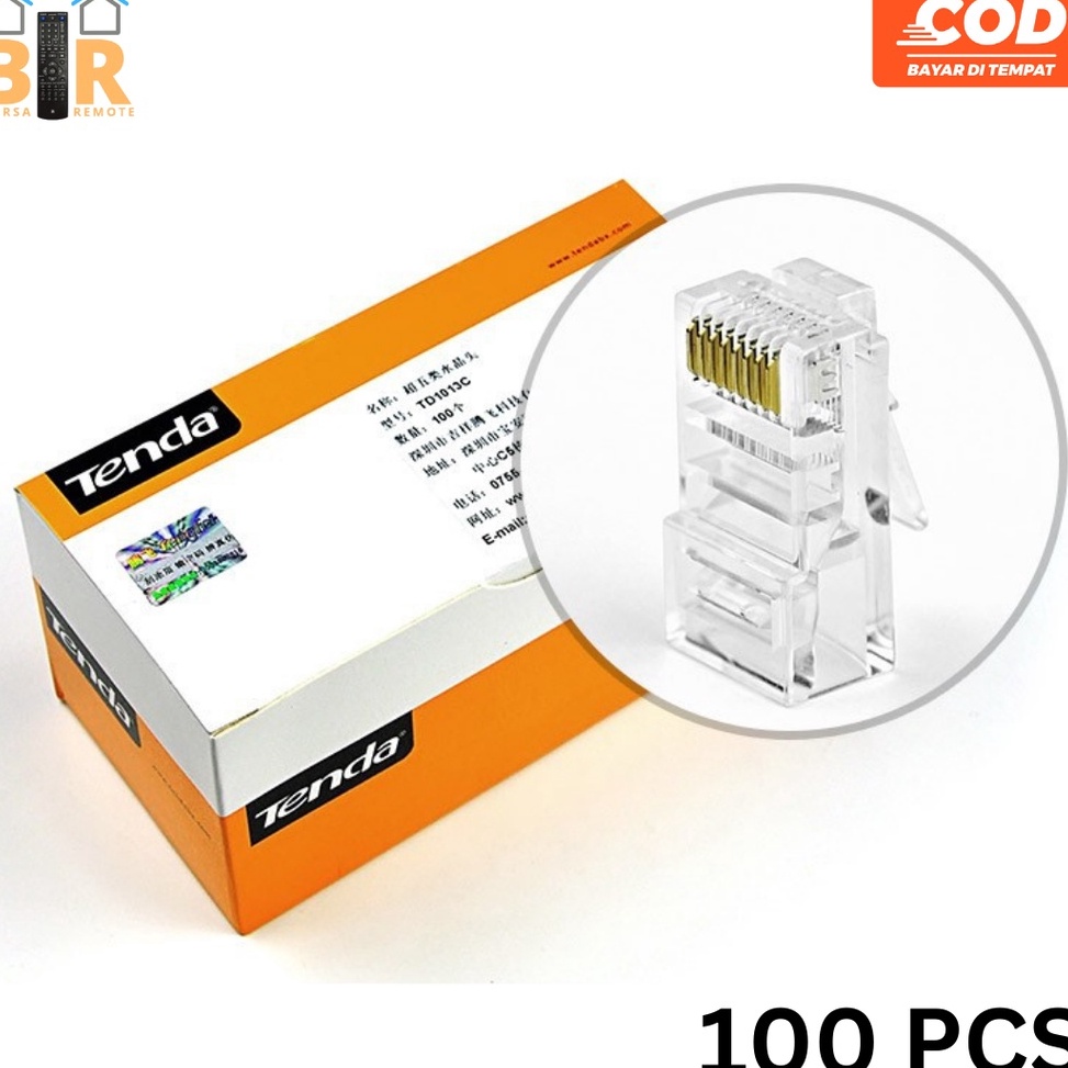 TENDA MOST DESIRED!. RJ45 Lan Connector เต็นท์ Ethernet Connector UTP Cable