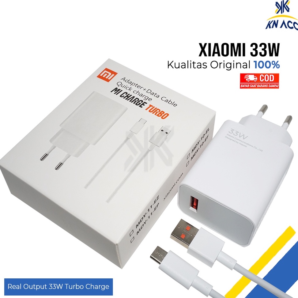 . [KN ACC] MDY11EZ CHARGER XIAOMI 33W FAST CHARGING 3.0 TYPE C อุปกรณ์ต้นฉบับ