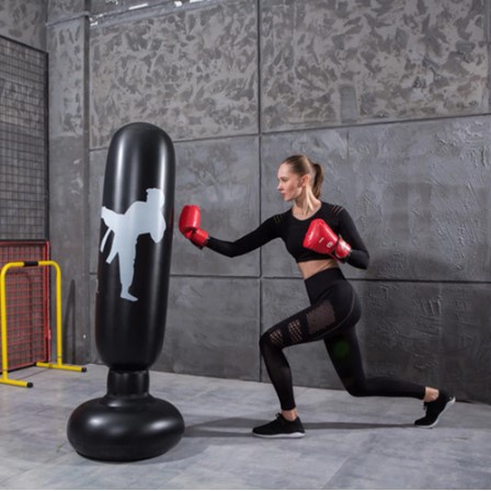 R3S Vktech Inflatable Boxing Training Target 160cm - Vk160 - สีดํา R3WS