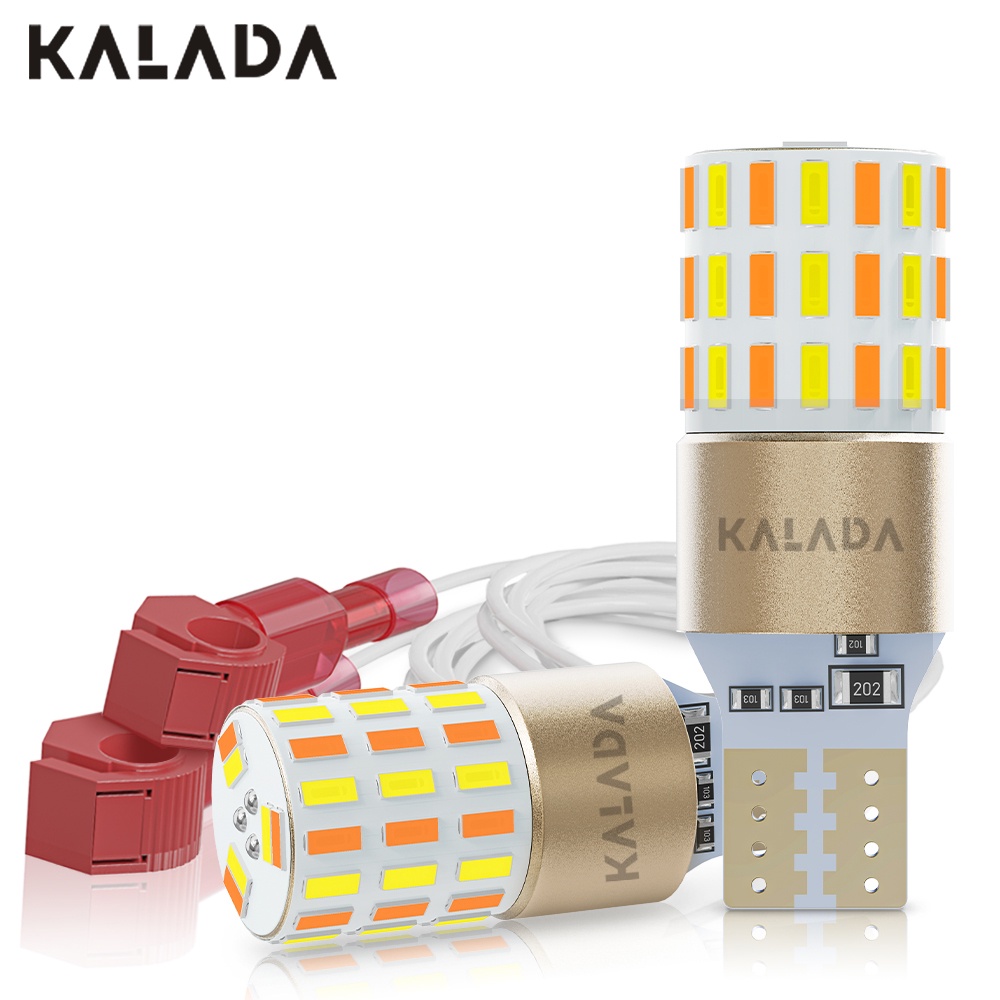 หลอดไฟตัดหมอก LED T15 W16W สําหรับจอดรถมอเตอร์ไซค์ 2 ชิ้น - รูปที่ 3