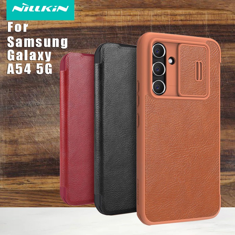 Nillkin Qin Pro เคสหนัง Samsung Galaxy A54 5G A74 5G A34 5G A14