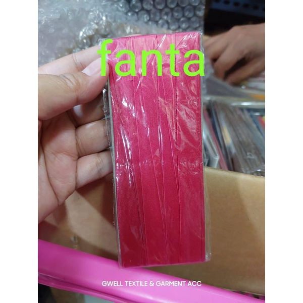 เทป BISBAN / BIAS PLAIN SUPER คุณภาพสูง SATIN MATERIAL LETTENTS 3 YARDS