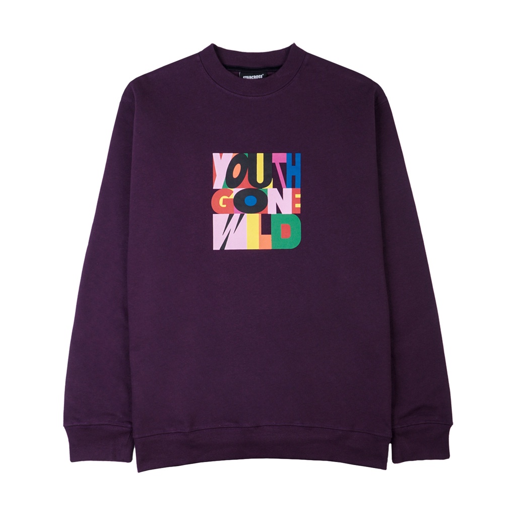 เสื้อกันหนาว STARCROSS - JS SW 123 - สีม่วง