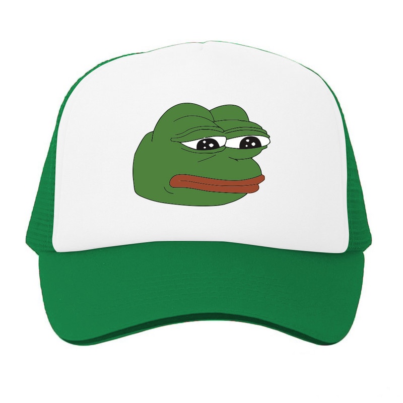 หมวก Pepe The Frog Sad Meme Trucker