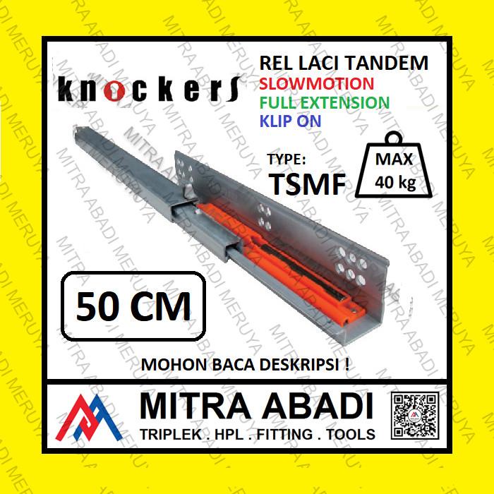 Tandem Knockers Tsmf 50 ลิ้นชัก Rail Full Extension Tandem Rail