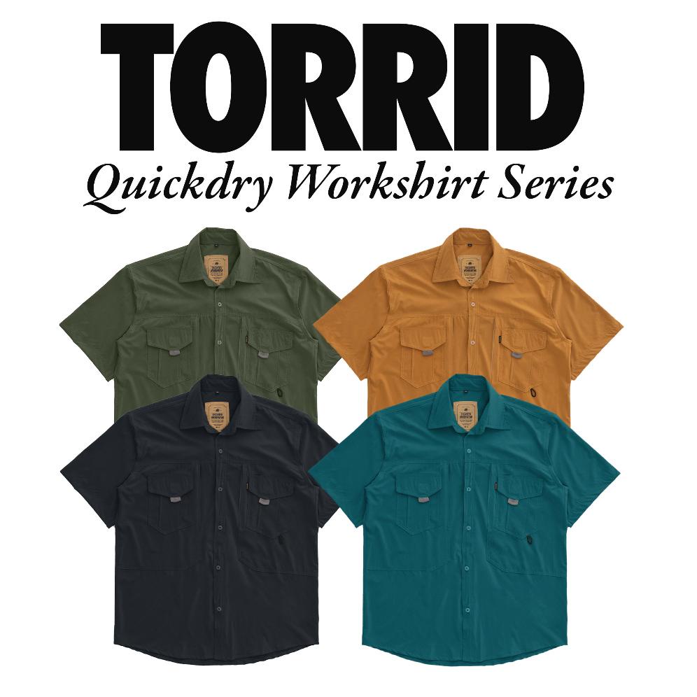 Kemeja Torrid Quickdry Workshirt-Short Sleeve Quickdry Shirt By Engineer