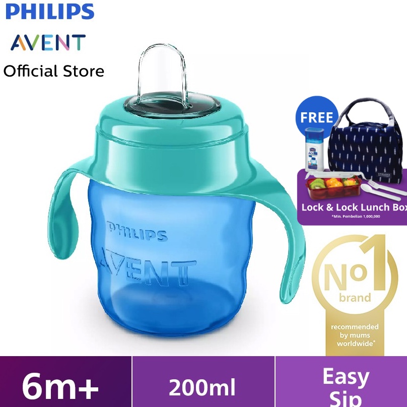 ราคาพิเศษ Philips Avent Classic Spout Cup 7OZ Single Boy SCF551/05 ขวดดื่ม