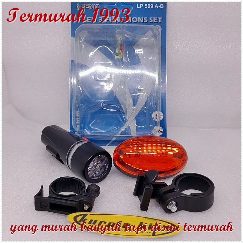 Genio BIKE LIGHTS แพ็คเกจกันน้ํา อะไหล่จักรยาน
