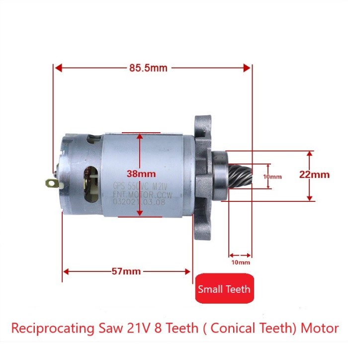 มอเตอร์เลื่อยชัก Dc550 21V (550Mx)