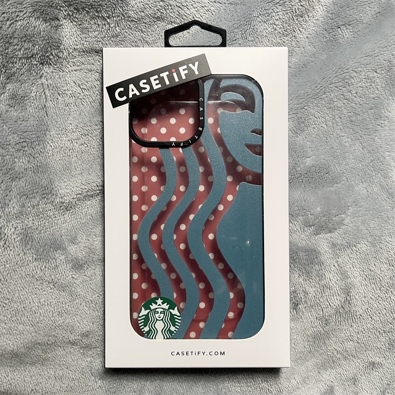 ✌❣CASETiFY X Star label Blue Wave Case iPhone 13 12 Pro Max Mini 11 XS MAX XR X SE 6 6S 7 8 Plus Sof
