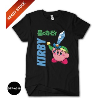 Kirby เสื้อยืด ผ้าฝ้าย สําหรับเด็ก 24s DTF-A318