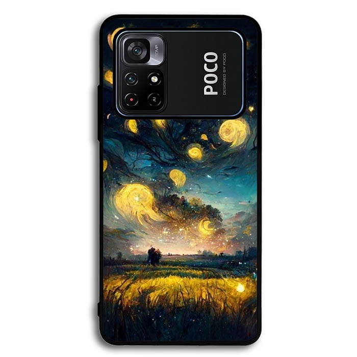 Hardcase Casing Case Xiaomi Poco M3 M4 M5 X3 X5 F2 F3 F4 C40 Pro Nature Painting AB1927