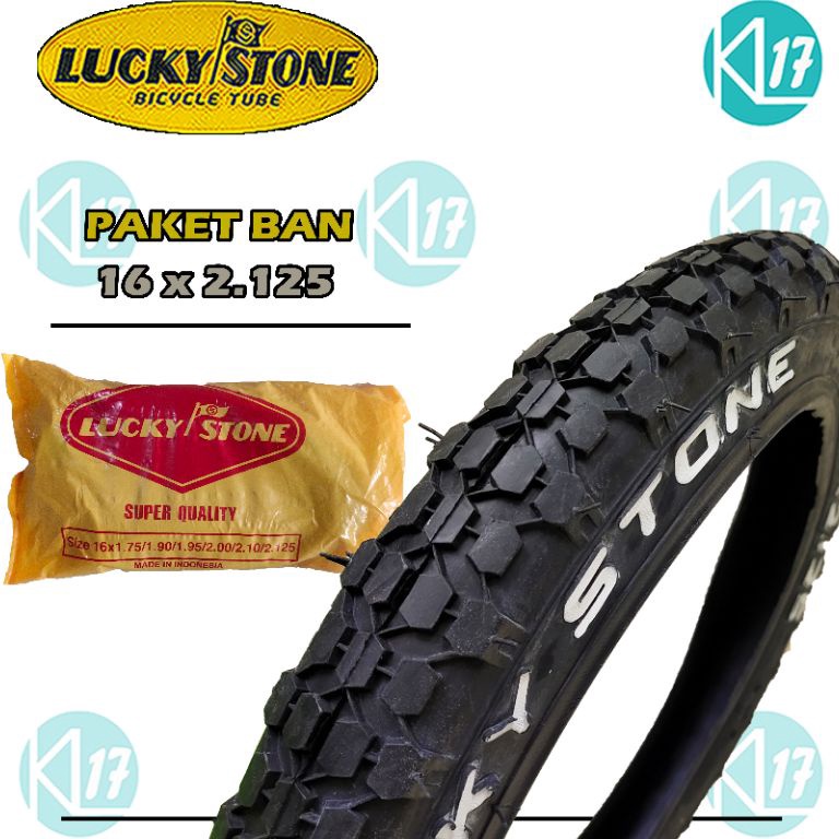 ขายดีที่สุด SWEET OUTER TIRE 16 x 2.125 LUCKY STONE PLUS 16 INNER TIRE PACKAGE CHILDRENS BIKE TIRE 1