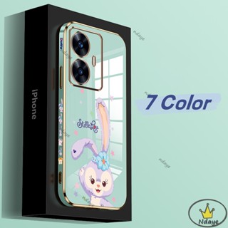 เคส Realme C55 C33 C35 C30 C21Y C25Y C31 C21 C20 C11 2021 โทรศัพท์มือถือแบบนิ่ม ลายดิสนีย์ StellaLou 32ATZ สําหรับ