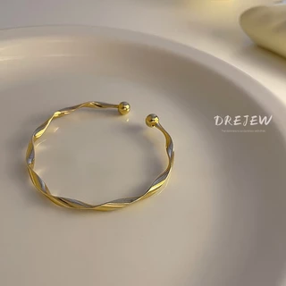 DREJEW สร้อยข้อมือแฟชั่น เรียบง่าย ระดับไฮเอนด์ สไตล์ใหม่ อินเทรนด์ การออกแบบเฉพาะ แฟนสาว สร้อยข้อมือ สไตล์เท่ ผู้หญิง