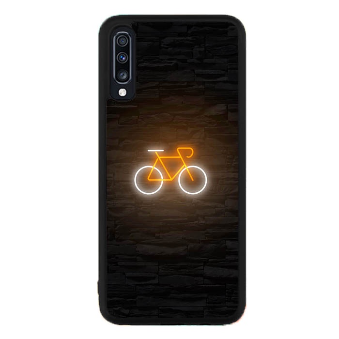 เคส Samsung Galaxy A70 A70s A50 A50s A30s A30 A20 A20s จักรยาน dark DF76