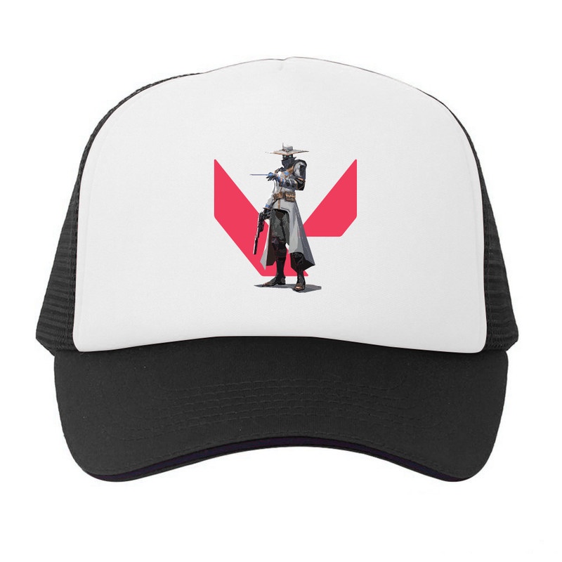 Valorant Agent Cypher Art Gaming Trucker Hat