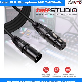 สายเคเบิ้ลไมโครโฟน XLR Male to Female - Phantom power Cable - M/F OFC Microphone XLR Cable - TaffSTUDIO BOF30 p สินค้าขายดี