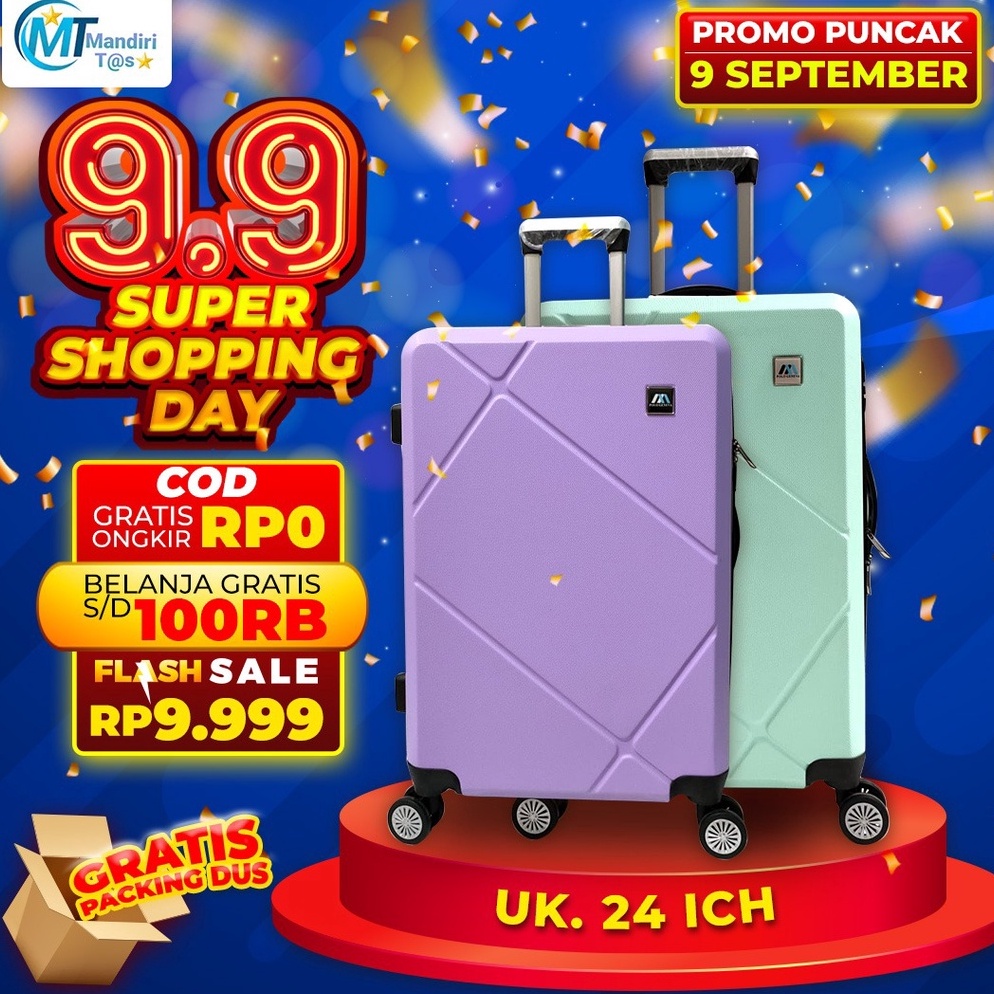 | 11.11 24 INCH SUITcase, LUGGAGE SUITcase, UMROH SUITcase, TRAVEL SUITcase, ANTI-SHARP SUITcase, CO